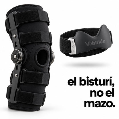 Rodillera ortopédica contra Velstride: el bisturí, no el mazo