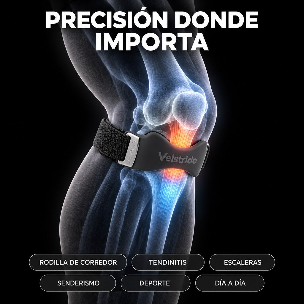 Precisión donde importa: Velstride sobre el tendón rotuliano
